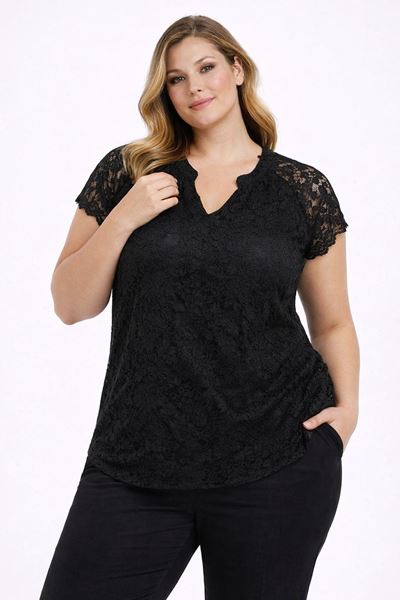 Picture of CURVY GIRL LACE TOP